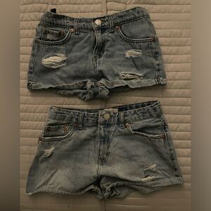 Levi’s Girls distressed Jean Shorts